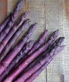 Szparag Pacific Purple w donicy