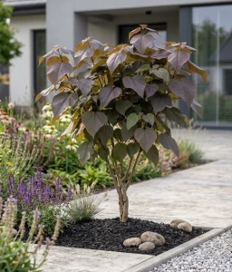 Katalpa Fioletowa Purpurea w donicy