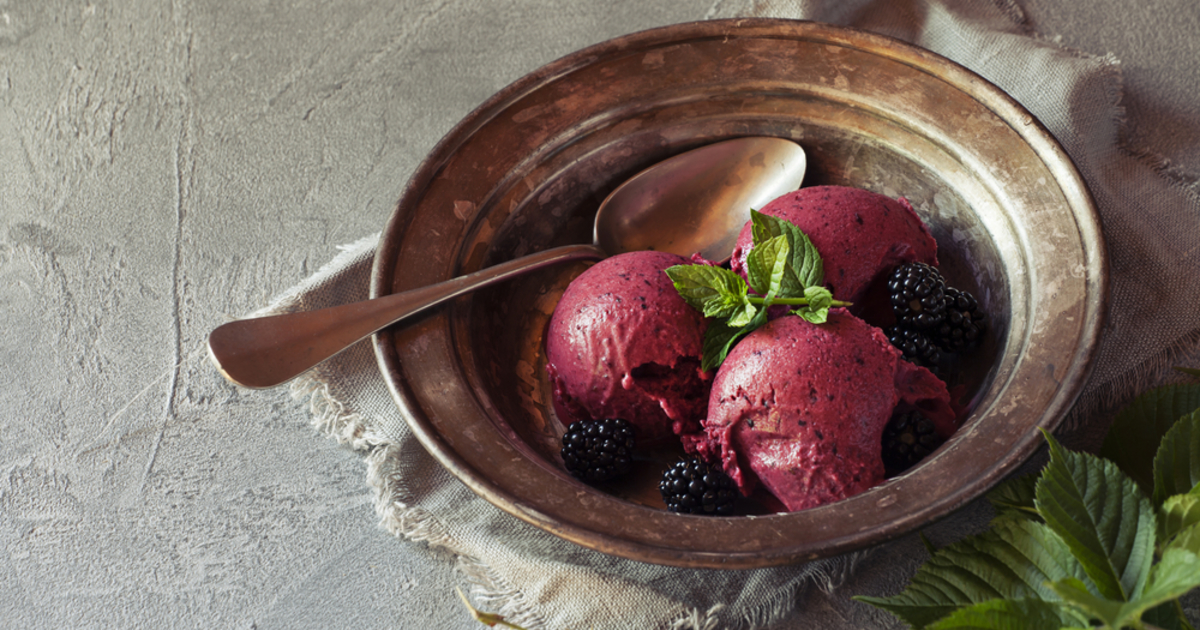 Sorbet jeżynowy