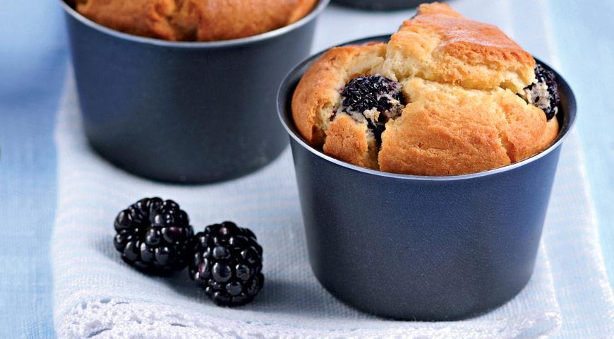 Muffiny z jeżyn