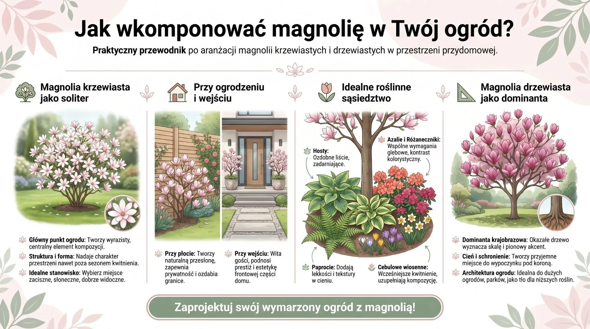 Jak wkomponować magnolię w Twój ogród?