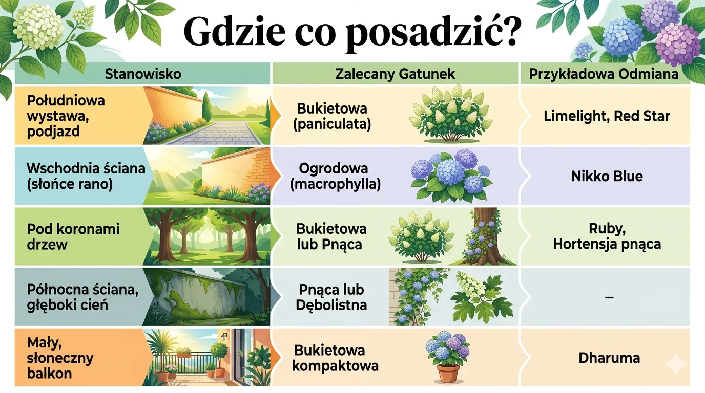 Gdzie posadzić hortensję?