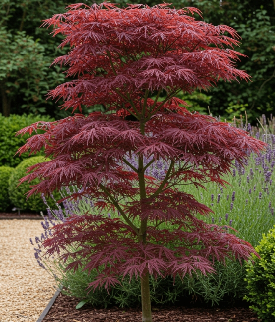 Klon Palmowy Trompenburg w donicy