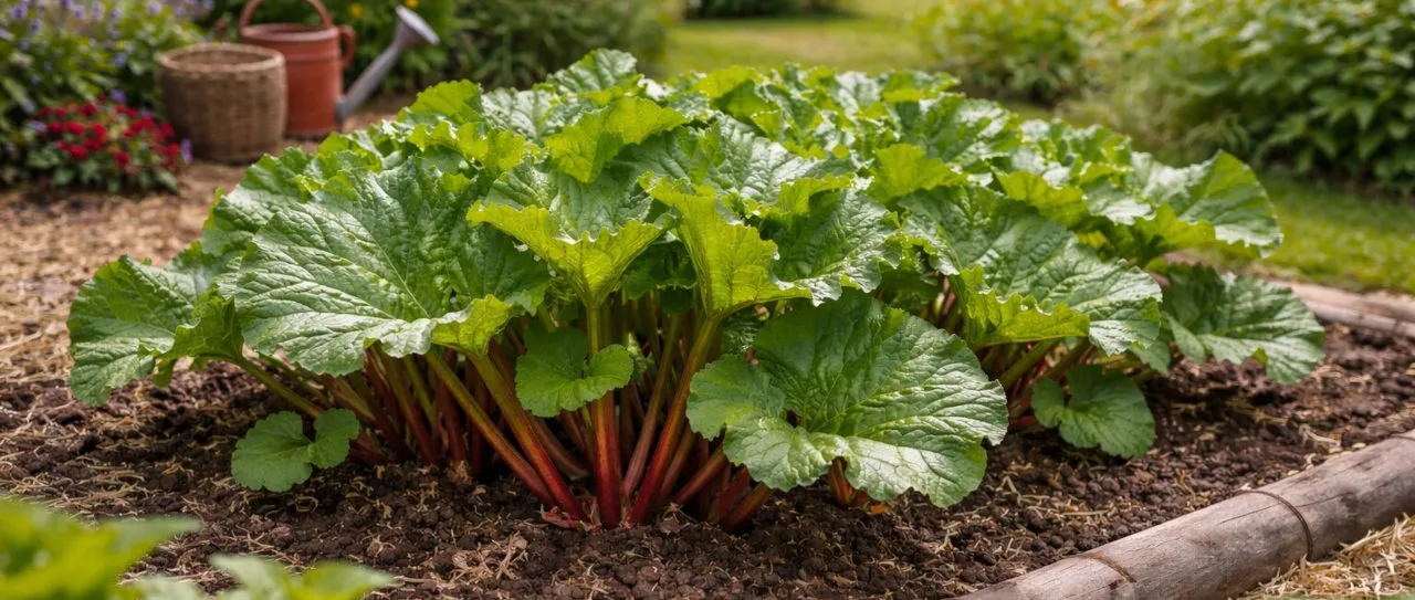 Jak i kiedy sadzić rabarbar? Poradnik sadzenia, uprawy i pielęgnacji rabarbaru w ogrodzie